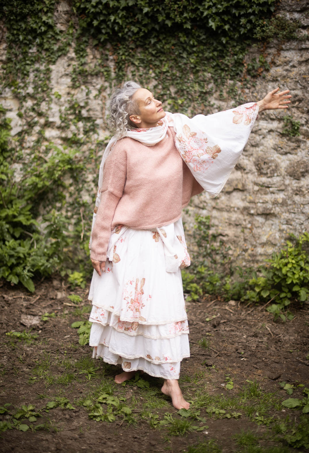 Achille Tunic in Cotton Fleurs