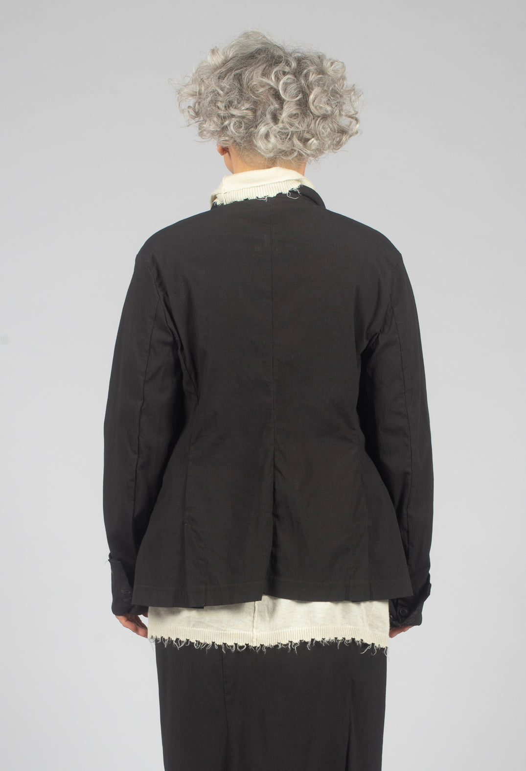 Ruched Blazer in Turf - 1211102