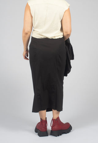 Pull On Ruched Pencil Skirt in Turf - 1210305