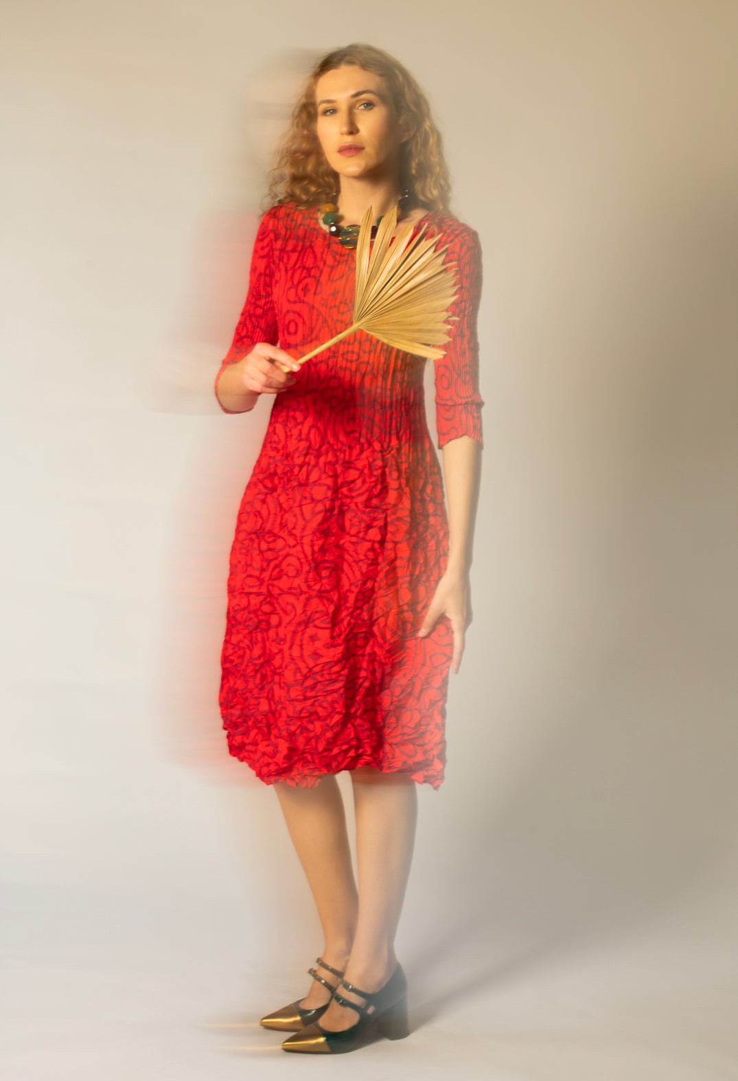 Three Quarter Smash Dress in Sunlight Gems