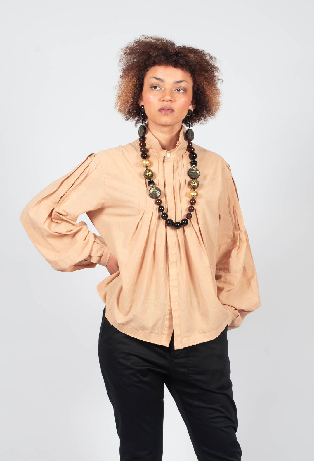 Long Sleeve Shirt in Sand