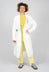 Longline Patch Pocket Coat in Original White Stripe