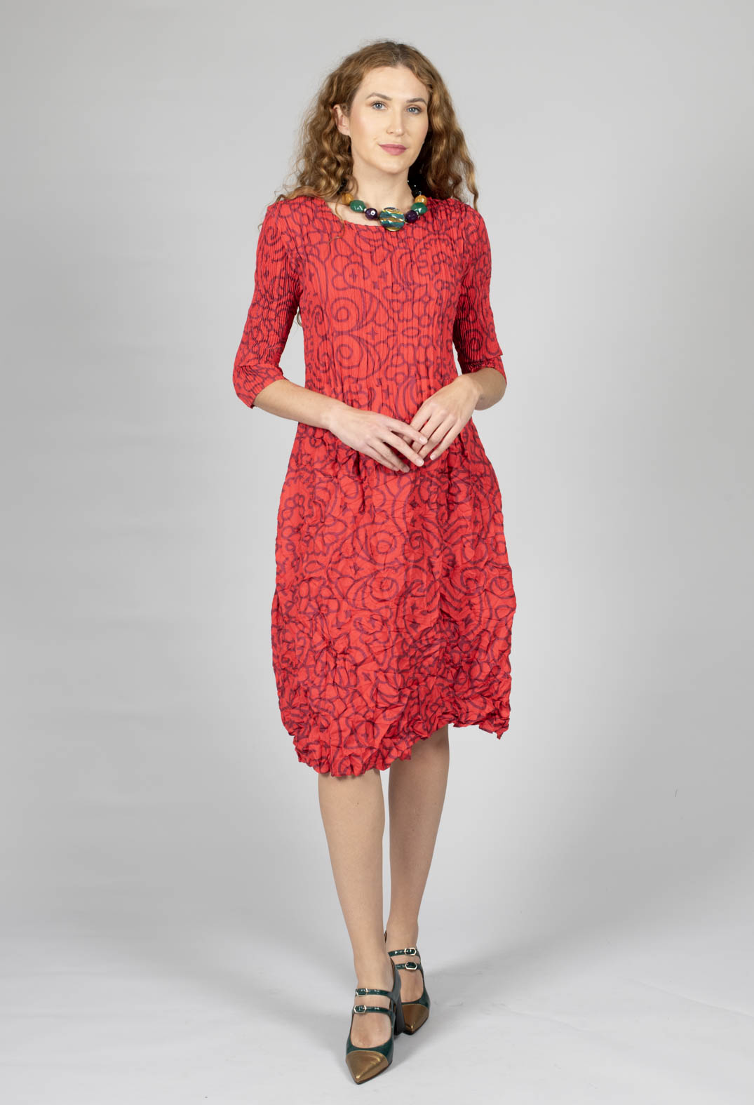 Three Quarter Smash Dress in Sunlight Gems