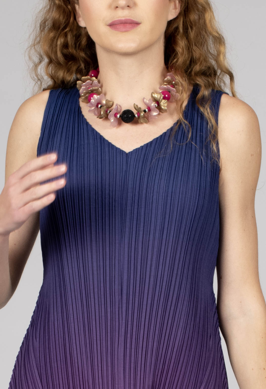 Estrella Dress in Lapis Barbie