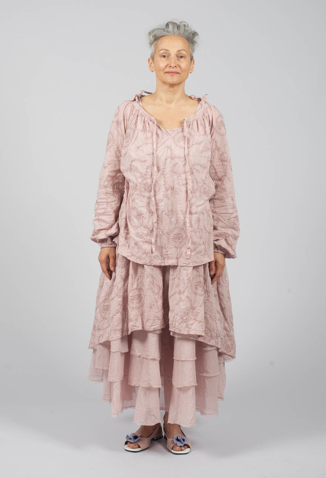 Mirella Blouse in Pale Mauve