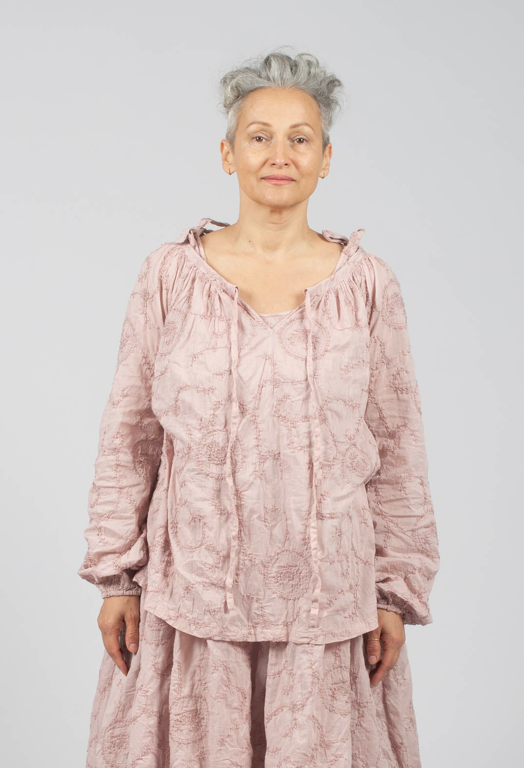 Mirella Blouse in Pale Mauve