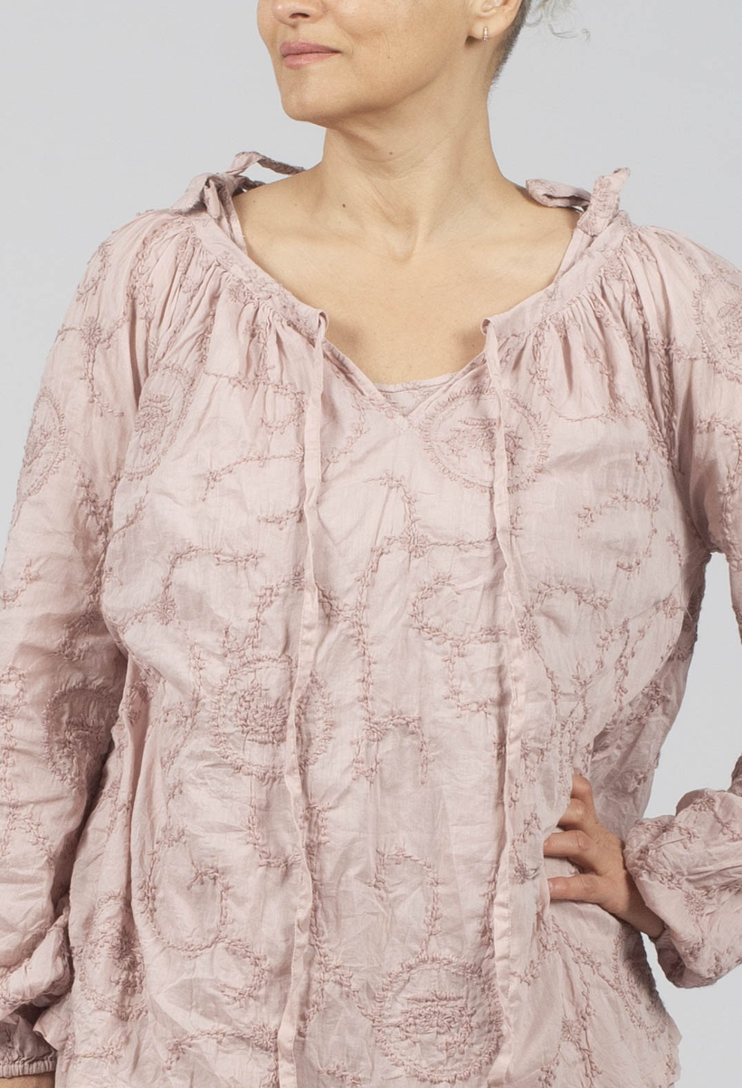 Mirella Blouse in Pale Mauve