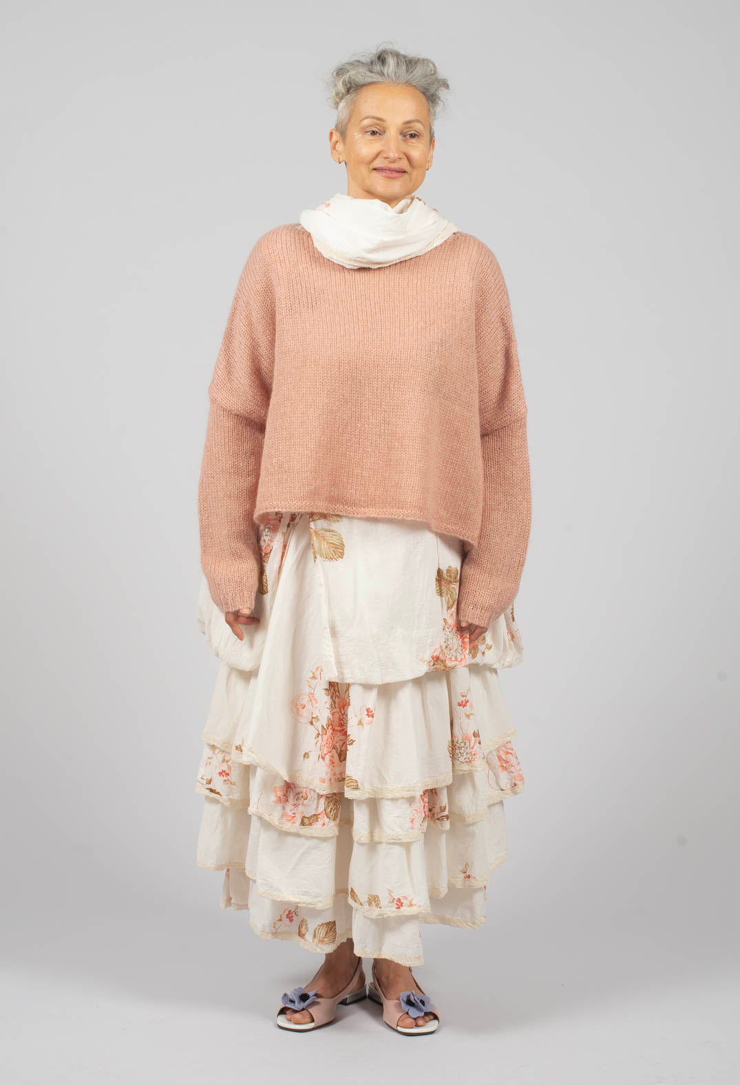 Achille Tunic in Cotton Fleurs