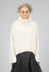 Roll Neck Jumper in Bone - 1650703