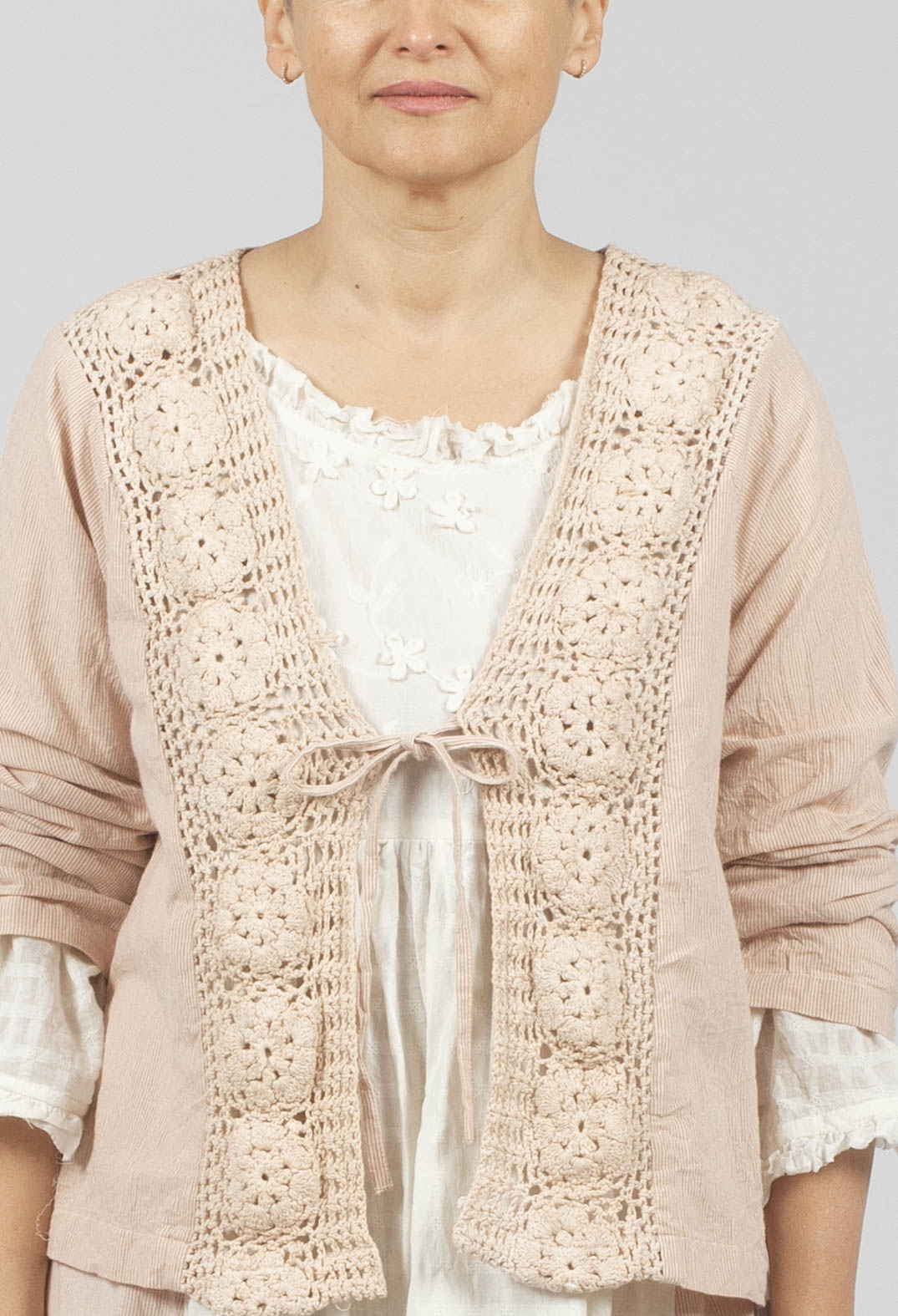Chantal Top in Cotton Raye Rose