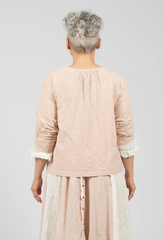 Chantal Top in Cotton Raye Rose