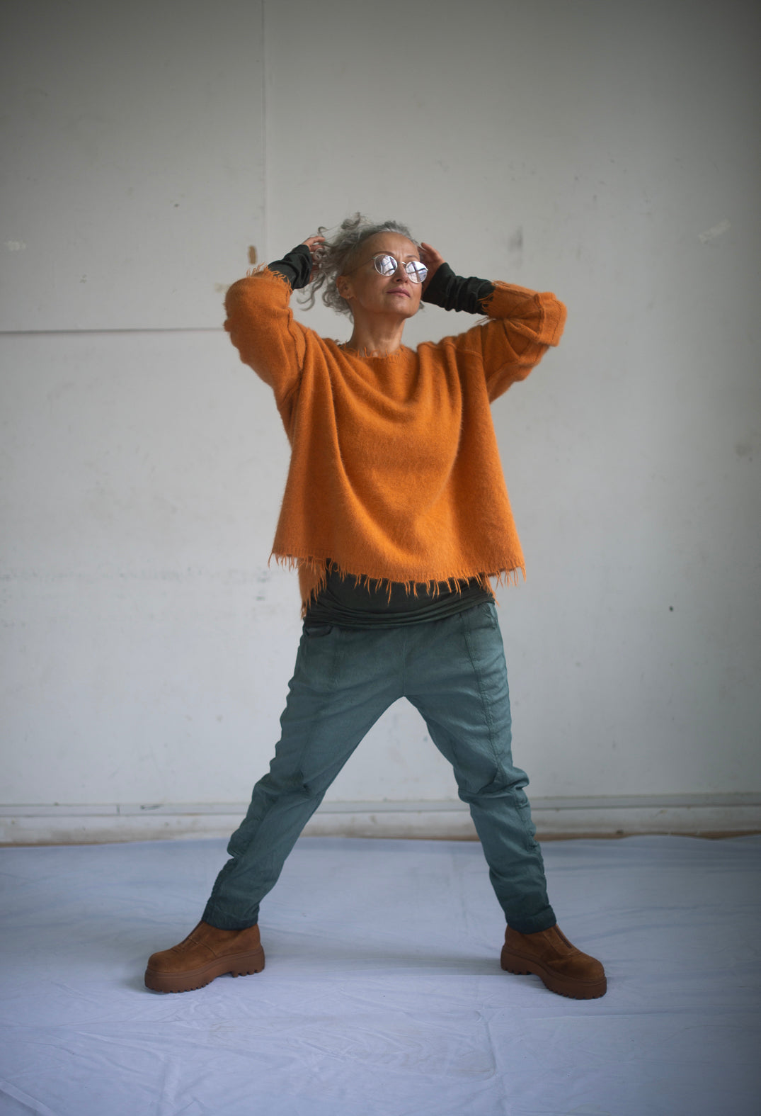 Loose Fit Jumper in Sun - 2440703