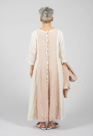 Maina Dress in Broderie Ecru