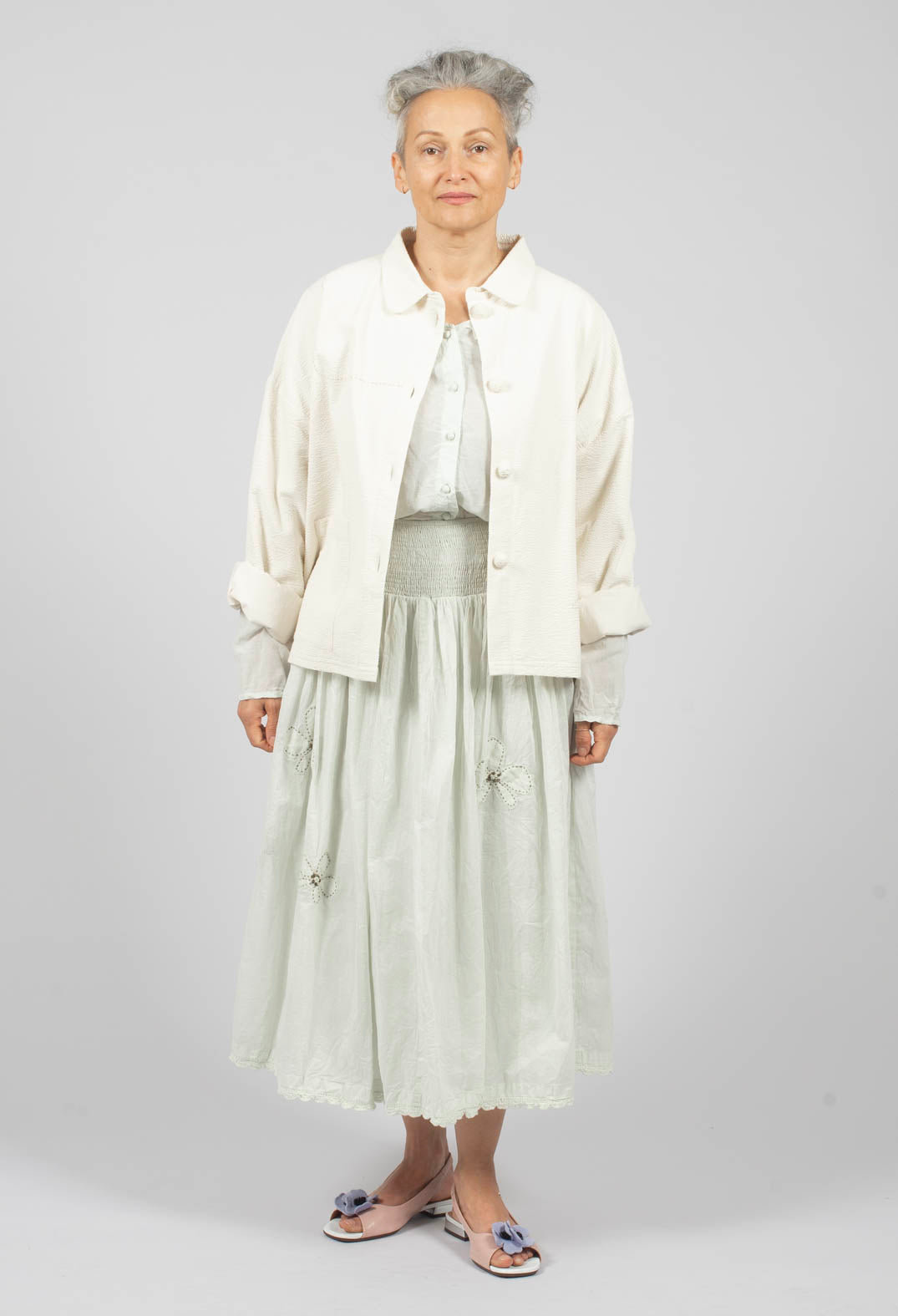Agata Skirt in Soft Jade