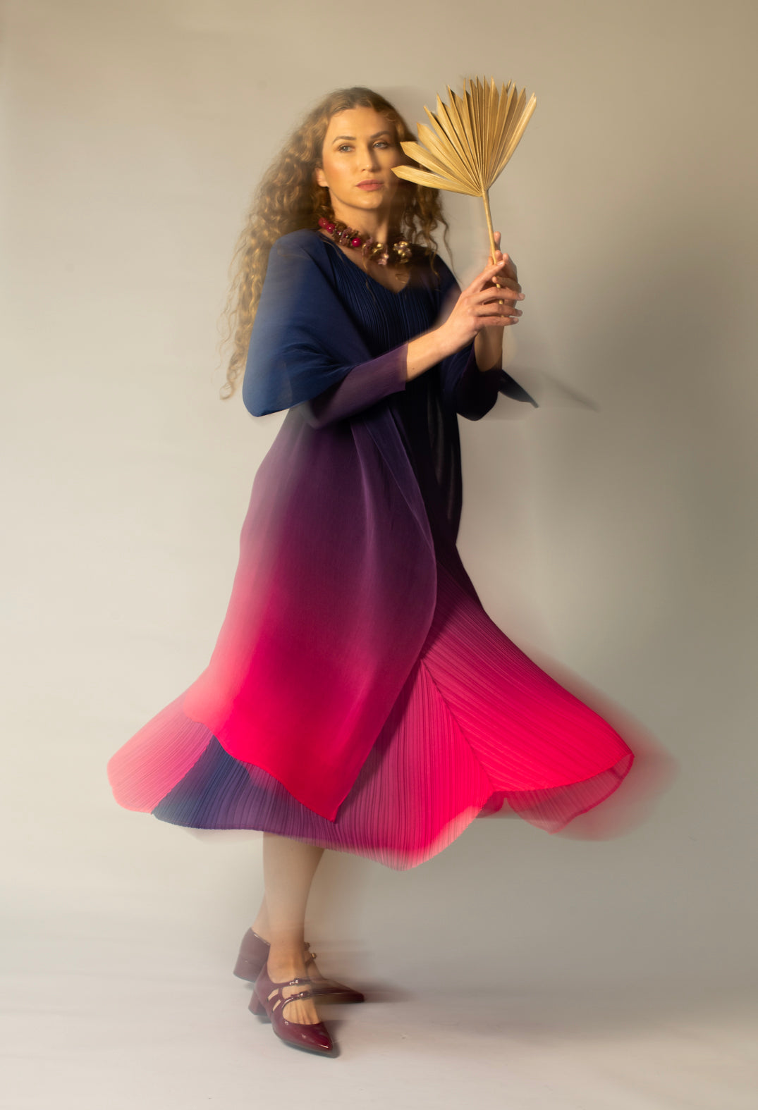 Estrella Dress in Lapis Barbie