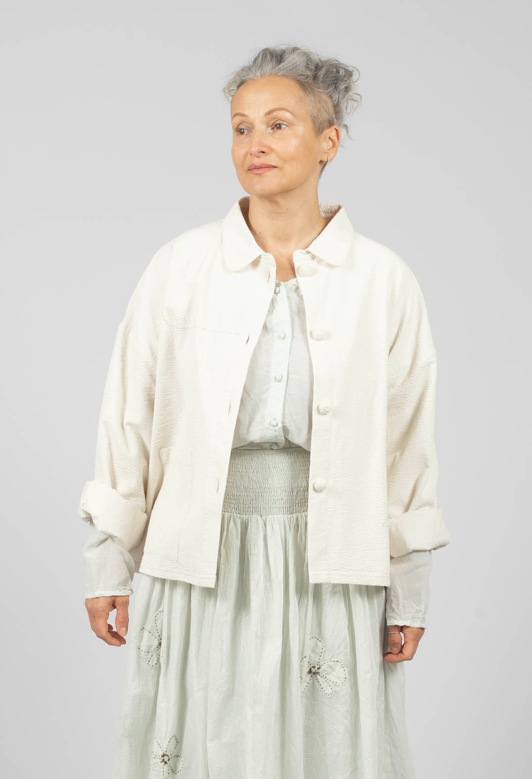 Benita Jacket in Cream