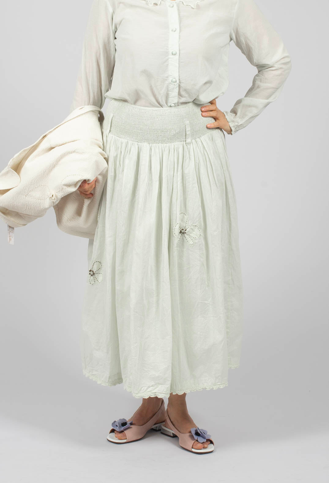 Agata Skirt in Soft Jade