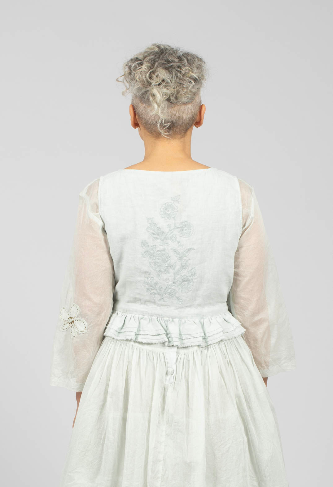 Connie Vest in Soft Jade