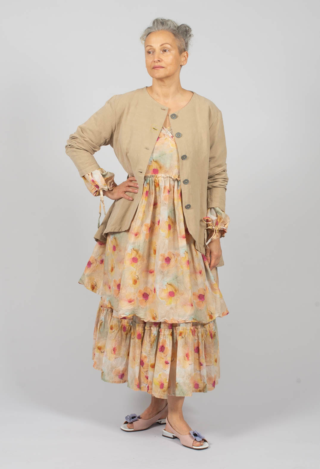 Gudrun Skirt in Flower Voile