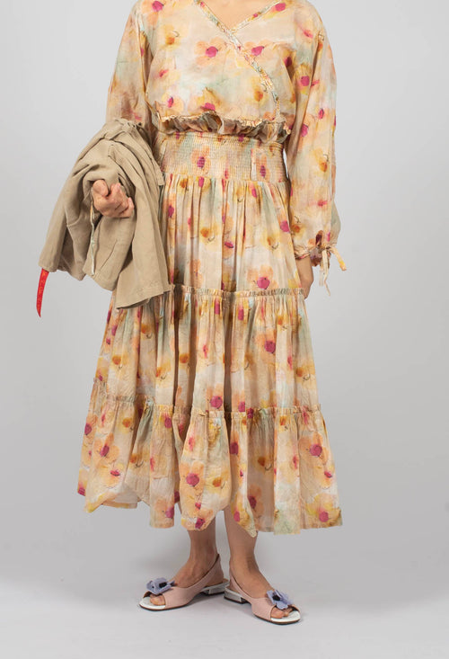 Gudrun Skirt in Flower Voile