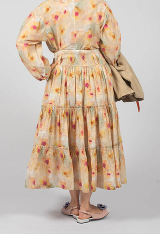 Gudrun Skirt in Flower Voile