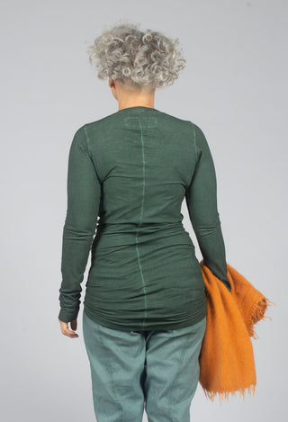 Fitted Long Sleeve T-Shirt in Pine Cloud - 2560507