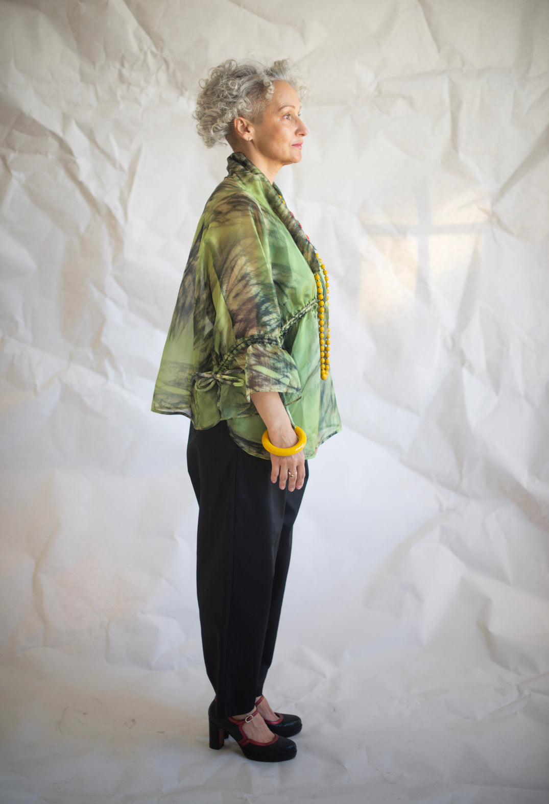 Straight Leg Trouser in Black