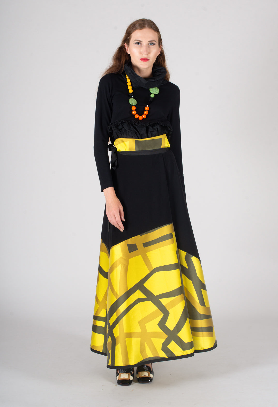 Skirt Klar In Colourful Yellow