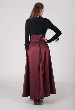 Dress Kivi2 In Black Burgundy