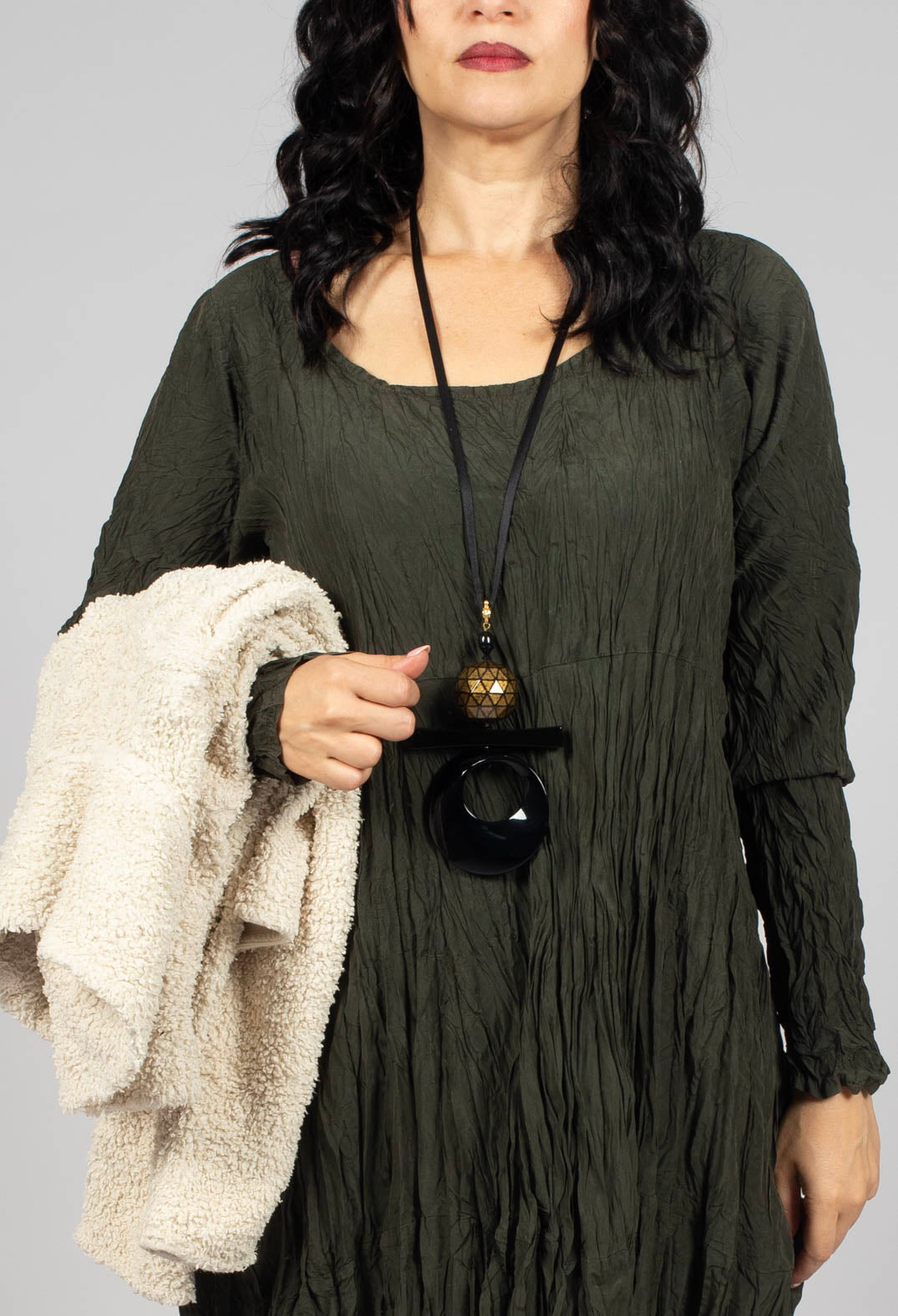 Regan dress in Lorbeer