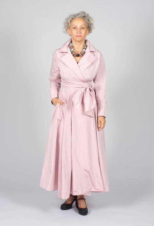 Wrap Dress in Pastel Pink