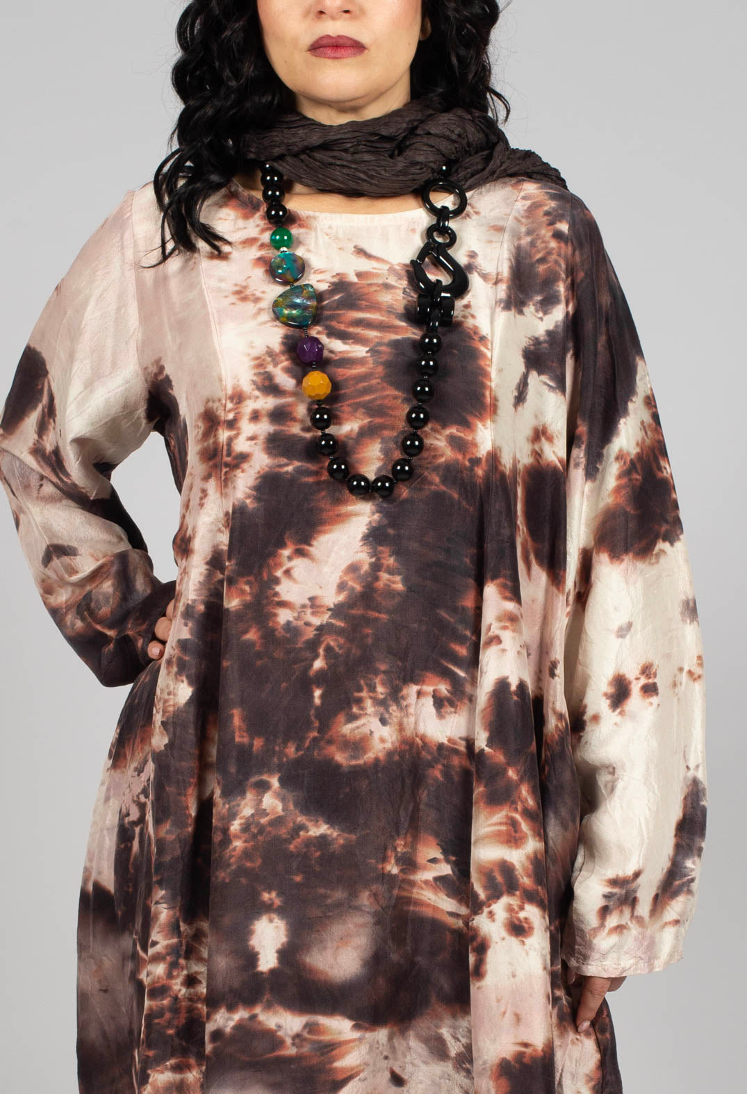 Schatzhaa dress in Choco