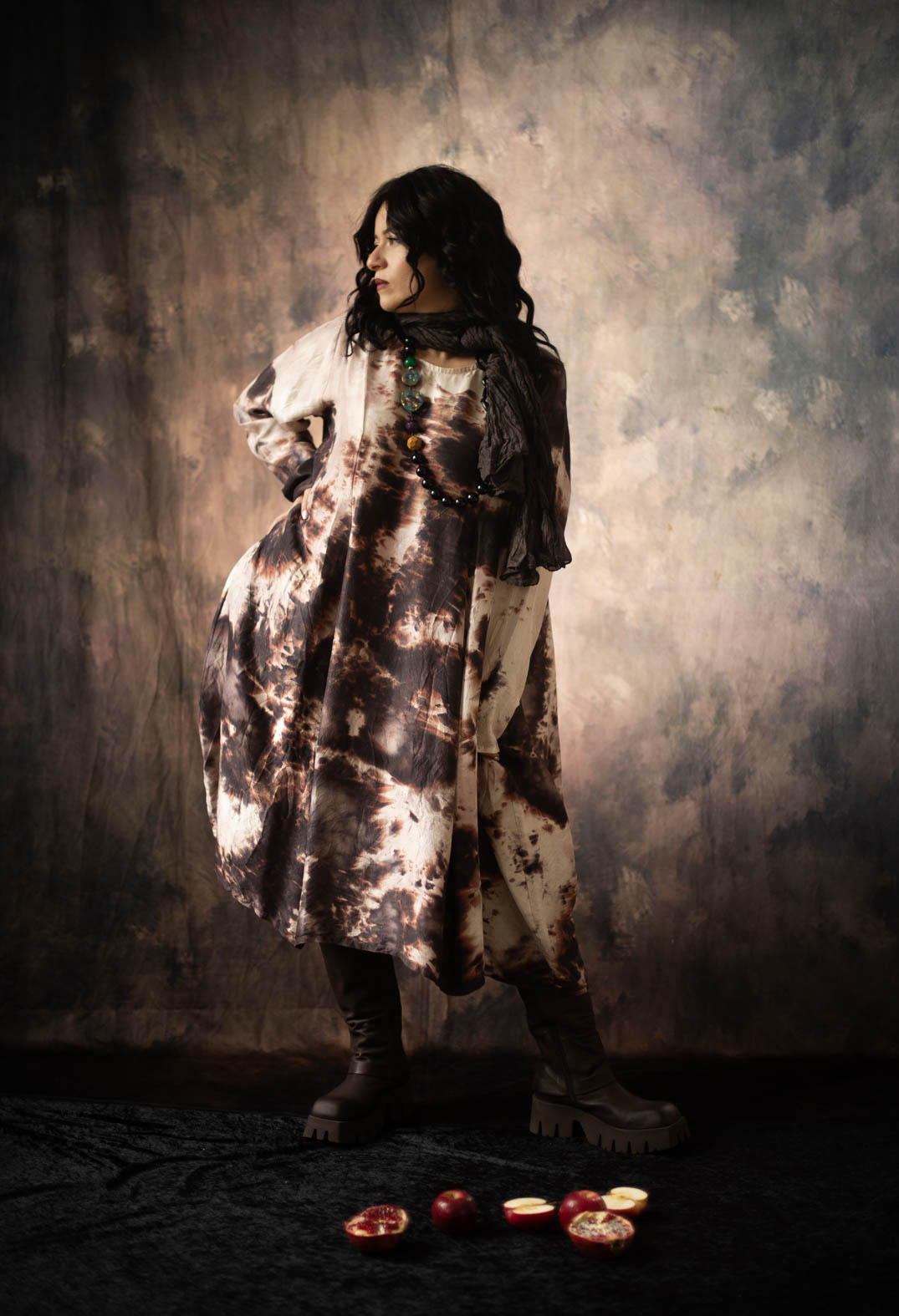 Schatzhaa dress in Choco