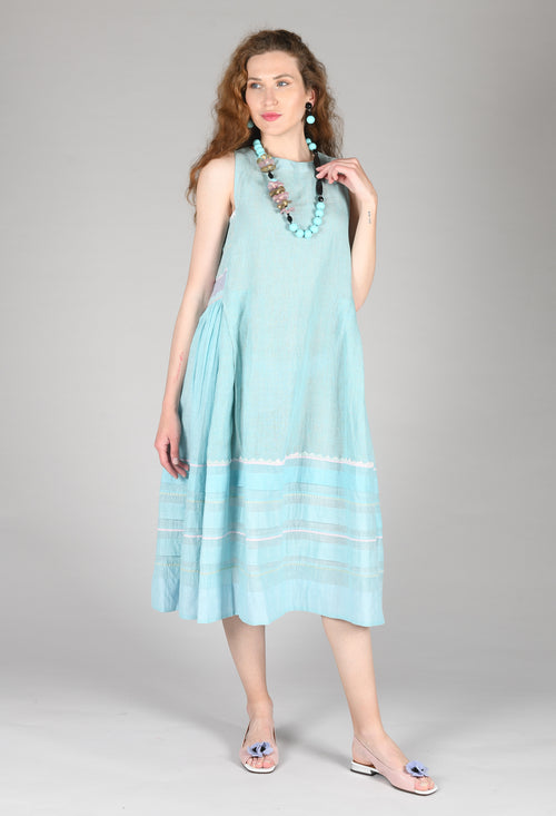 Fyodor Dress in Chalky Blue