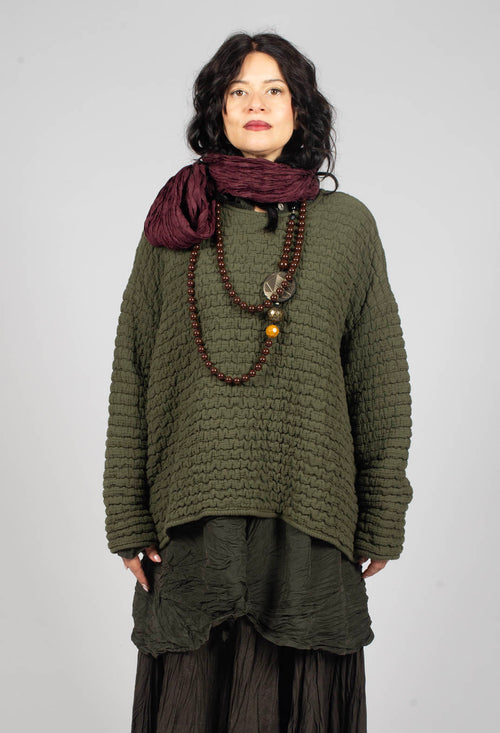Mückent pullover in Lorbeer