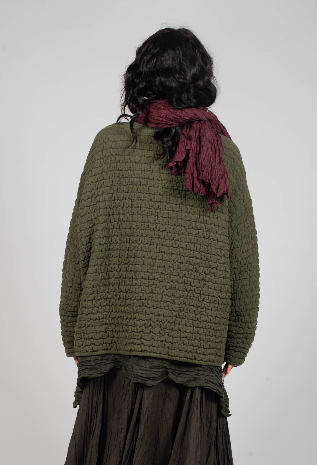 Mückent pullover in Lorbeer