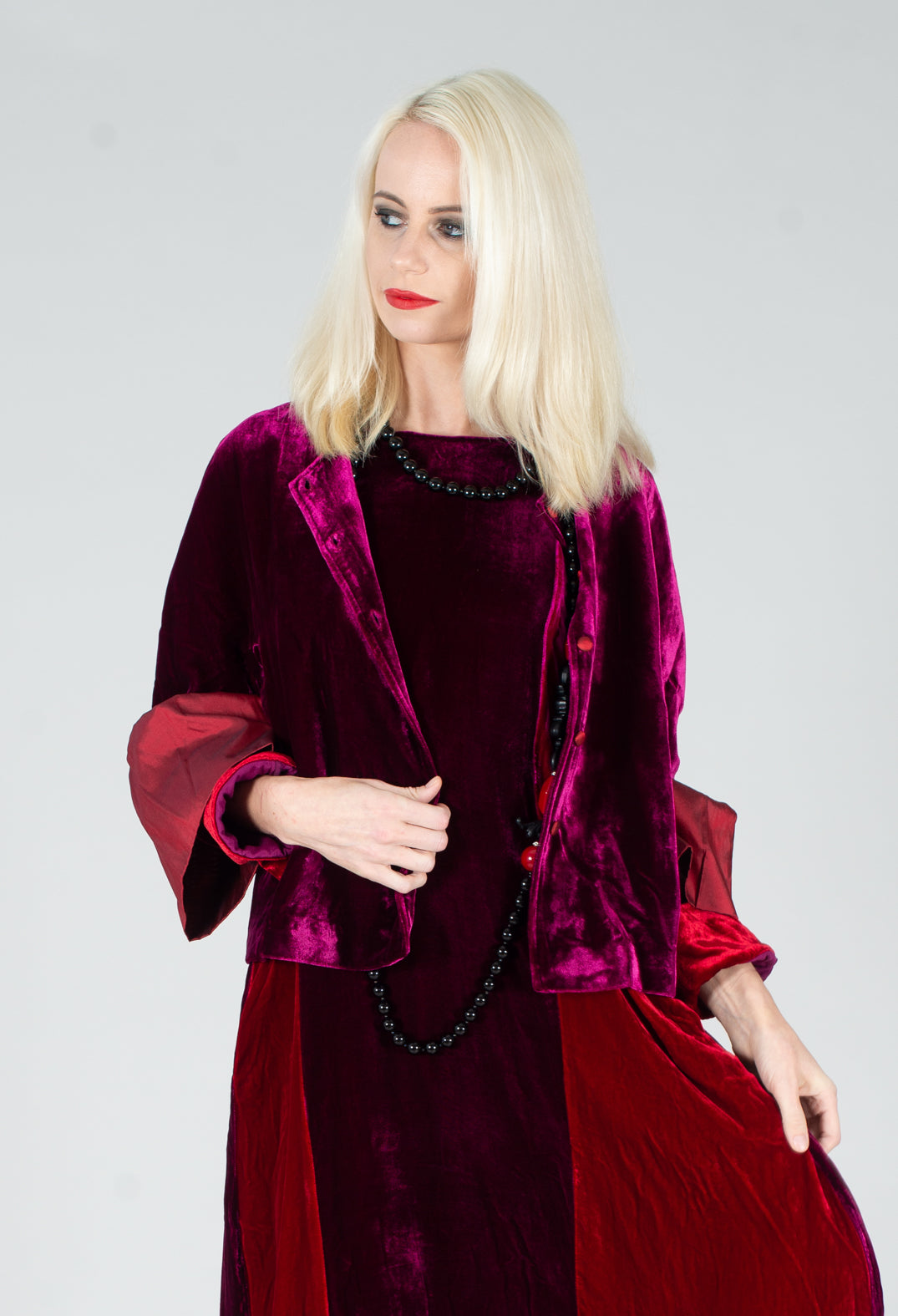 Audrey Coat in Bordeaux