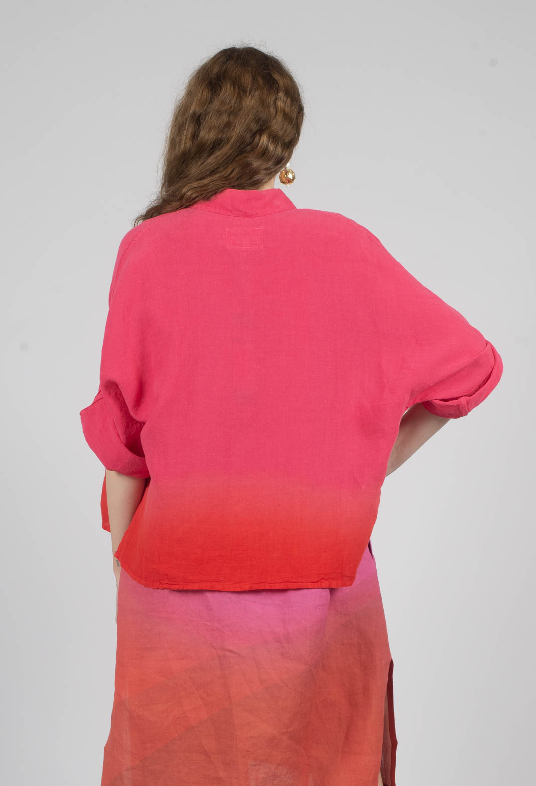 Tege Blouse in Laser Pink