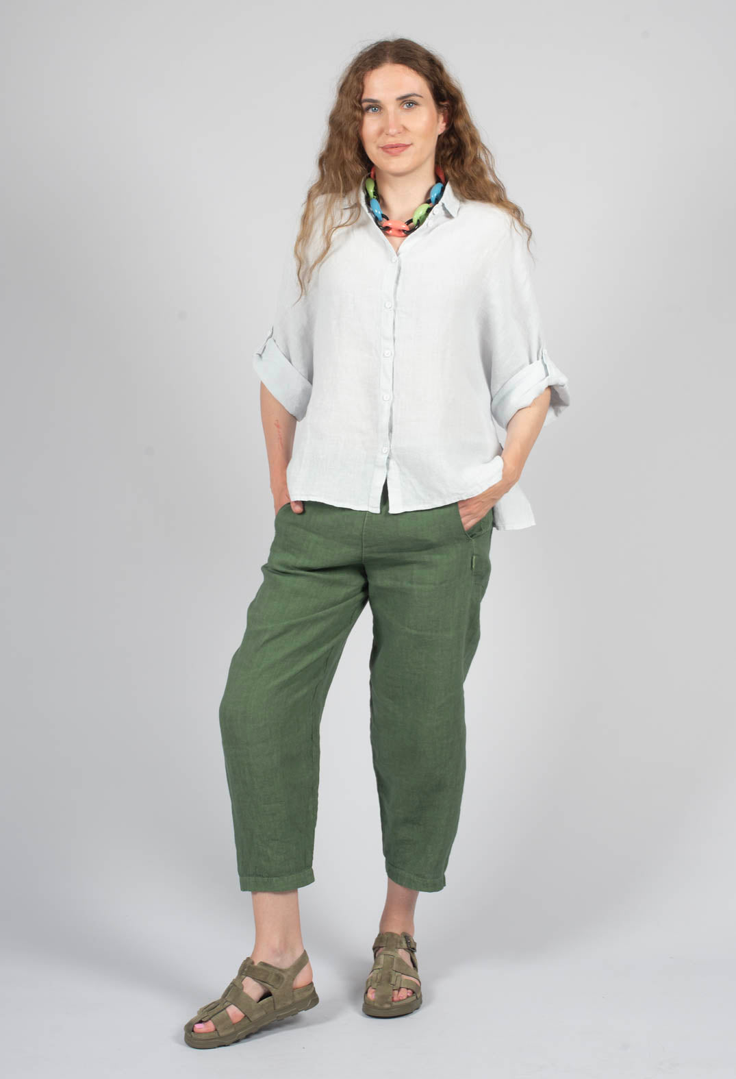 Tege Blouse in Pearl