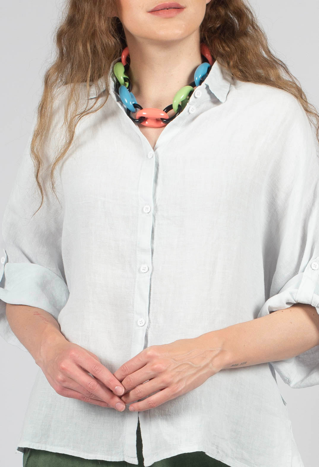 Tege Blouse in Pearl