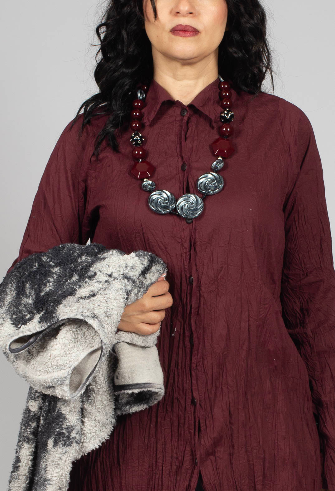 Nochenne Shirt Dress in Hildegard