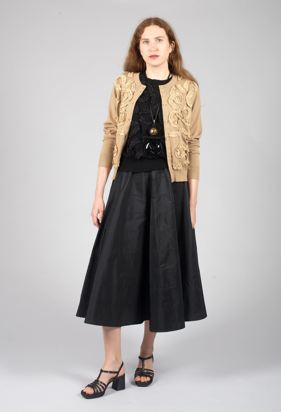 Cropped Jumper in Nero