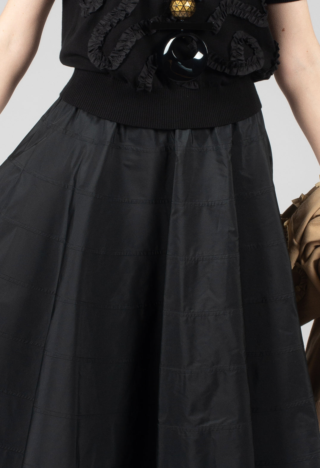 A Line Skirt in Nero