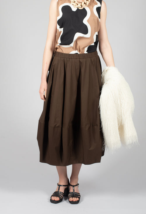 Bubble Skirt in Licorice