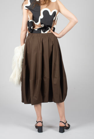 Bubble Skirt in Licorice