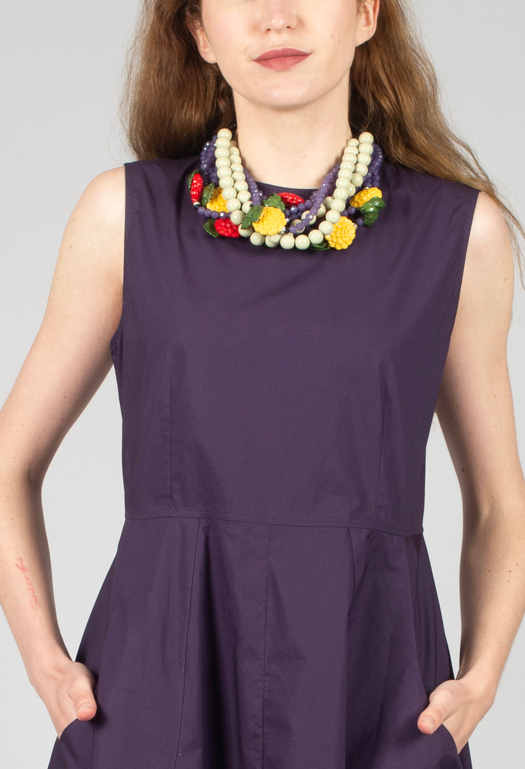 Pocket Dress in Mauve