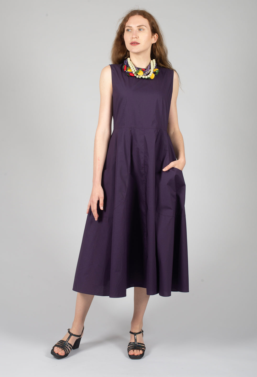 Pocket Dress in Mauve