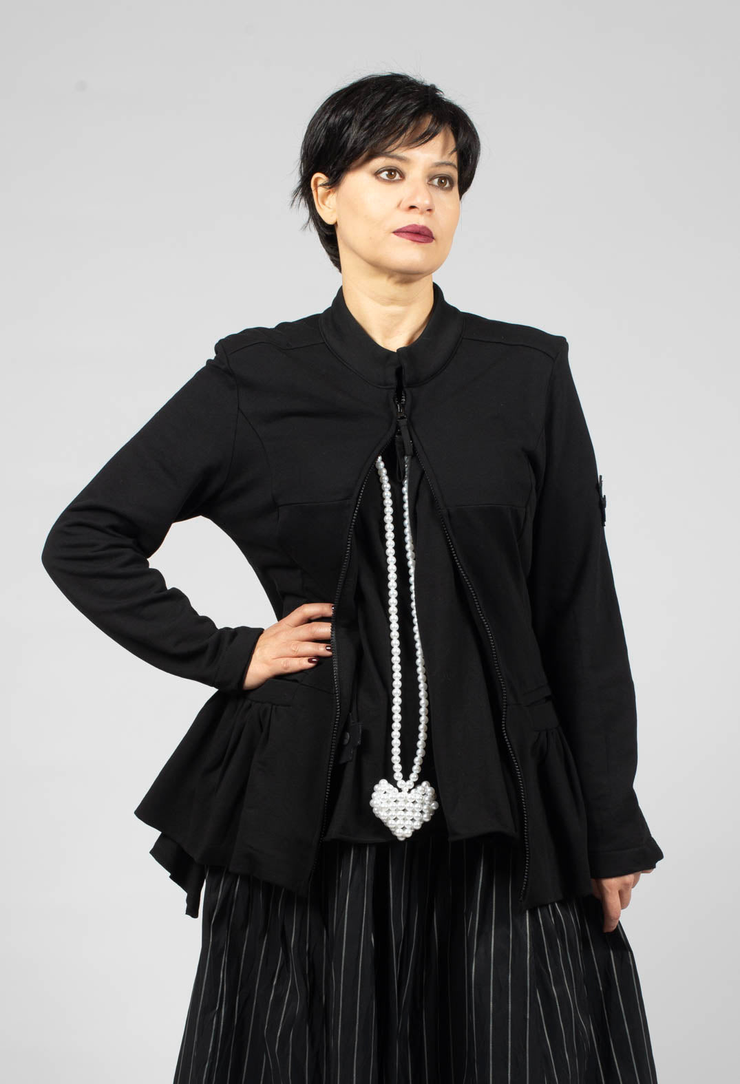 The Delicate Hoodie in Black