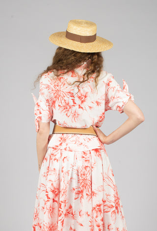 Cedro Blouse in Rosso