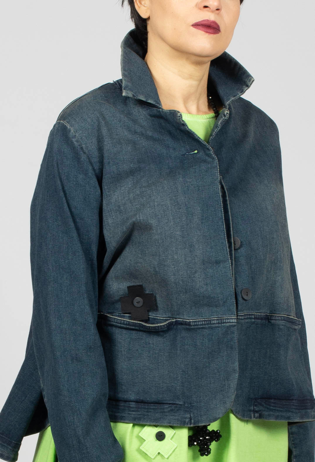 Honey Denim Jacket in Blue